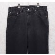 画像4: 90’s 【USA製】【ビンテージ】【LEVI'S】【リーバイス５５０】550 黒 デニムパンツ ブラックデニム【38ｘ30】<br> (4)