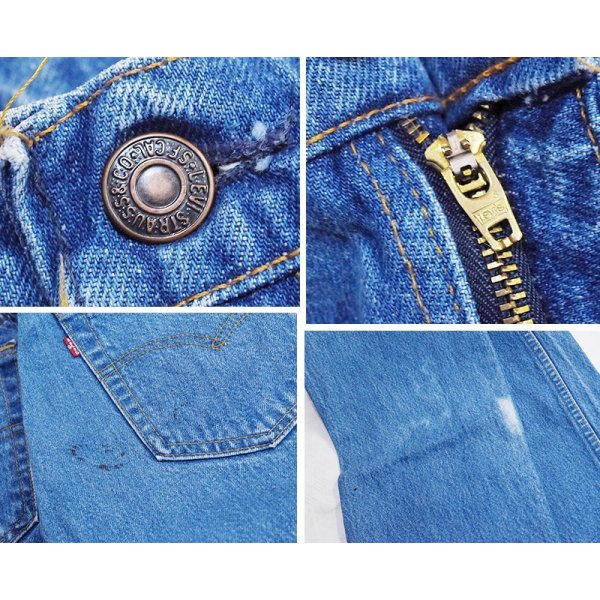 画像3: 90's【USA製】ビンテージ【LEVI'S】【リーバイス505】５０５【デニムパンツ】【ブルーデニム】【34ｘ33】 