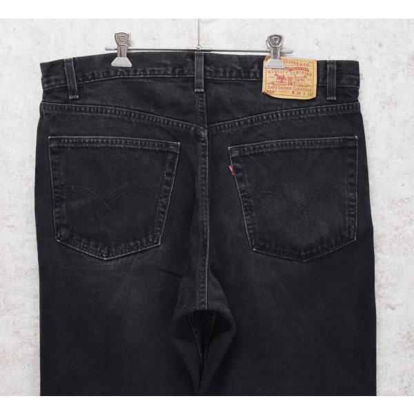 画像5: 90’s 【USA製】【ビンテージ】【LEVI'S】【リーバイス５５０】550 黒 デニムパンツ ブラックデニム【38ｘ30】 
