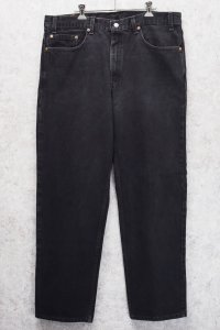 90’s 【USA製】【ビンテージ】【LEVI'S】【リーバイス５５０】550 黒 デニムパンツ ブラックデニム【38ｘ30】 