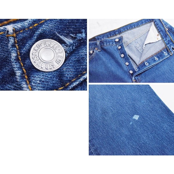 画像3: 00's【ビンテージ】【メキシコ製】【LEVI'S】【リーバイス】【501】【デニムパンツ】【36×30】 