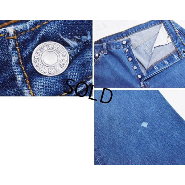 画像3: 00's【ビンテージ】【メキシコ製】【LEVI'S】【リーバイス】【501】【デニムパンツ】【36×30】 