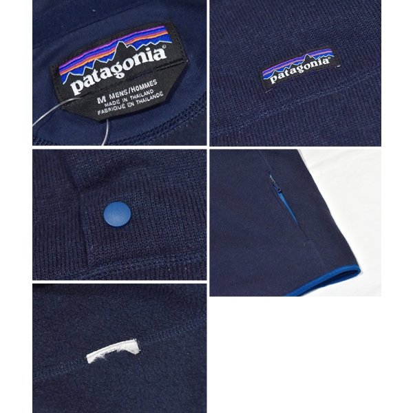 画像2: ビンテージ【パタゴニア】patagonia【紺ｘ青】【スナップT】【フリースプルオーバー】【サイズM】 