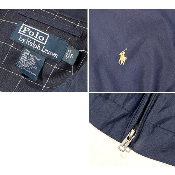 画像2: ビンテージ【ラルフローレン】【RALPH LAUREN】【紺】【スウィングトップ】【ジップアップブルゾン】【サイズS】 