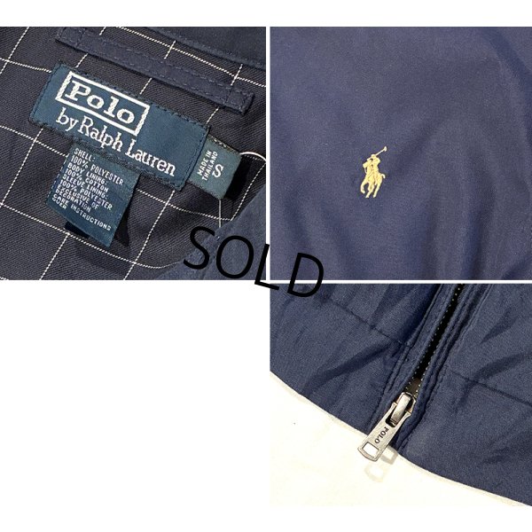 画像2: ビンテージ【ラルフローレン】【RALPH LAUREN】【紺】【スウィングトップ】【ジップアップブルゾン】【サイズS】 
