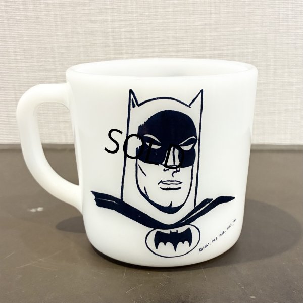 画像3: 60's  ビンテージ 【WESTFIELD】ウェストフィールド【BATMAN】【バットマン】ミルクガラス【マグカップ】 