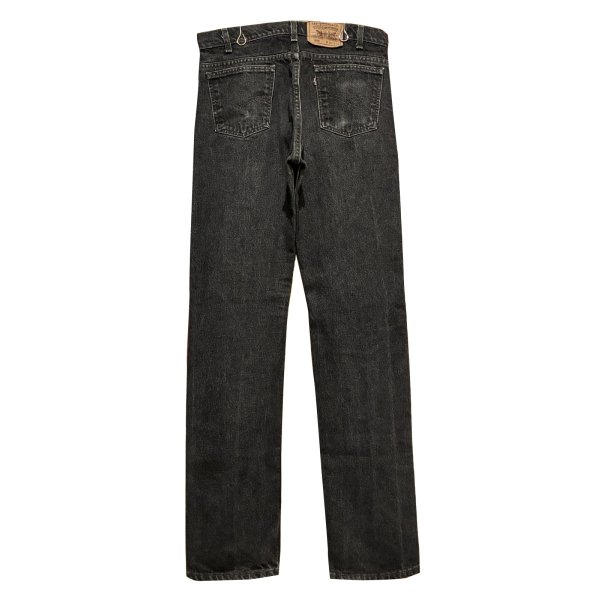 画像4: 90’s 【USA製】【ビンテージ】【LEVI'S】【リーバイス５０５】505 先染め 黒 デニムパンツ ブラックデニム【33ｘ34】 