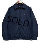 ビンテージ【ラルフローレン】【RALPH LAUREN】【紺】【スウィングトップ】【ジップアップブルゾン】【サイズS】 