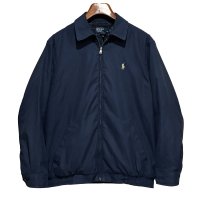 ビンテージ【ラルフローレン】【RALPH LAUREN】【紺】【スウィングトップ】【ジップアップブルゾン】【サイズS】 
