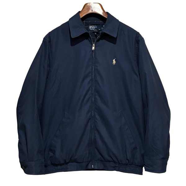 画像1: ビンテージ【ラルフローレン】【RALPH LAUREN】【紺】【スウィングトップ】【ジップアップブルゾン】【サイズS】 