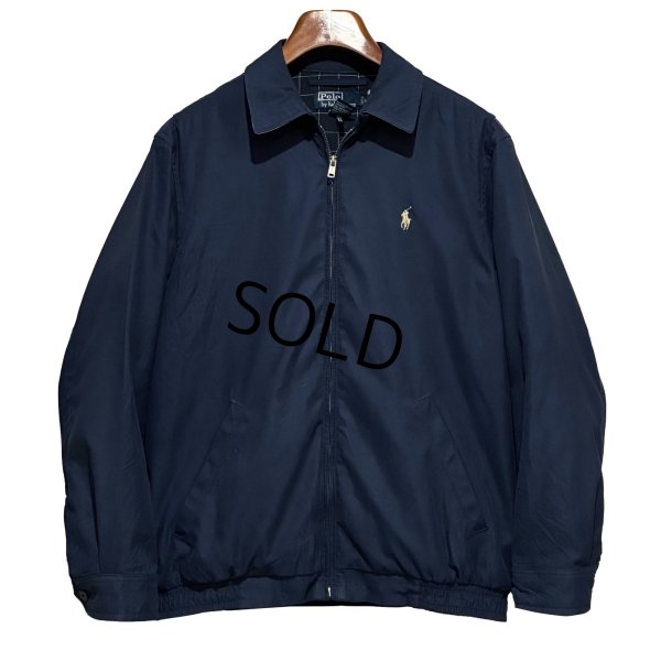 画像1: ビンテージ【ラルフローレン】【RALPH LAUREN】【紺】【スウィングトップ】【ジップアップブルゾン】【サイズS】 