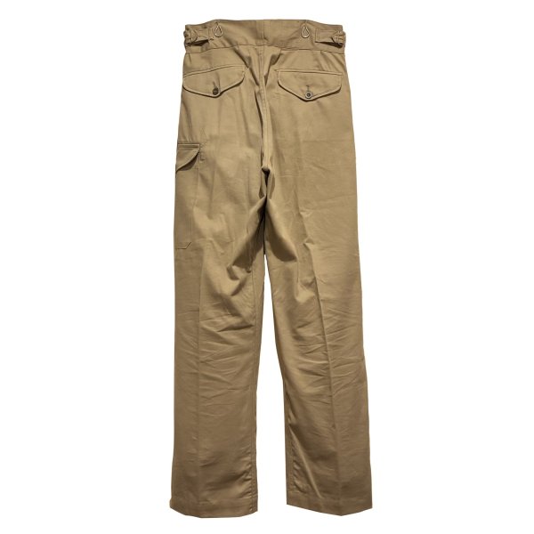 画像3: デッドストック 60’ｓ【ビンテージ】【イギリス軍】２タック【ベージュ】グルカパンツ【サイズ9】 
