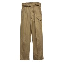 デッドストック 60’ｓ【ビンテージ】【イギリス軍】２タック【ベージュ】グルカパンツ【サイズ9】 
