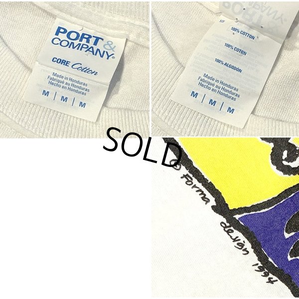 画像2: Port & Company【ビンテージ】Hart Orthodontics 女の子 絵画 アート 白【Ｔシャツ】【サイズM】 