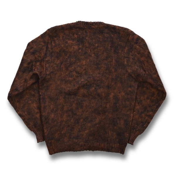 画像3: 【ビンテージ】【60’ｓ】【モーリス エル ロスチャイルド】MAURICE L ROTHSCHILD【ブラウンｘオレンジ】【モヘア】【Ｖネックセーター】Ｍサイズ 