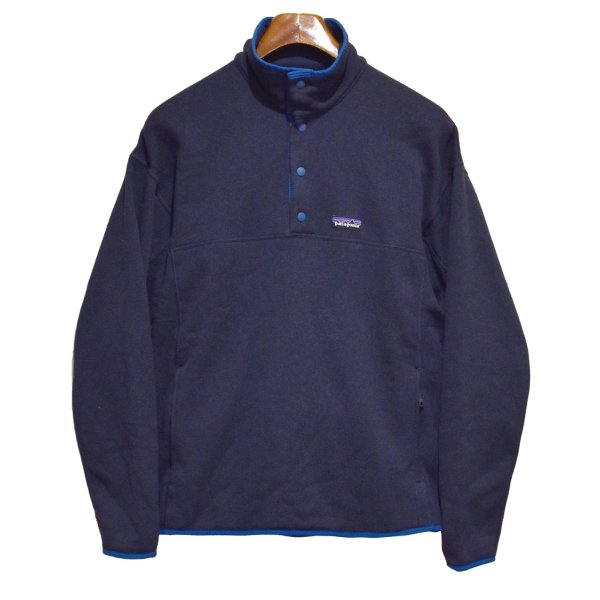 画像1: ビンテージ【パタゴニア】patagonia【紺ｘ青】【スナップT】【フリースプルオーバー】【サイズM】 
