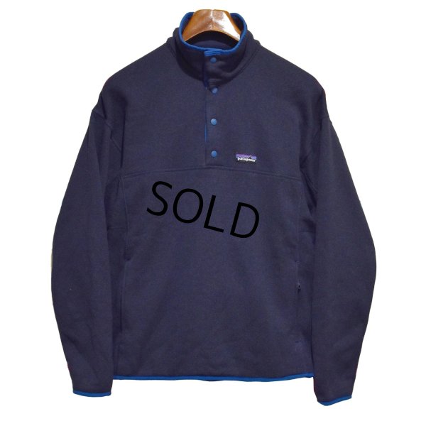画像1: ビンテージ【パタゴニア】patagonia【紺ｘ青】【スナップT】【フリースプルオーバー】【サイズM】 