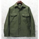 デッドストック【60's】【U.S.ARMY】【米軍実物】【ビンテージ】平ボタン【ユーティリティシャツ】【14 1/2×33】 