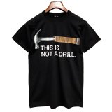 ビンテージ【THIS IS NOT A DRILL】ドリル【黒】Tシャツ【サイズS程度】 