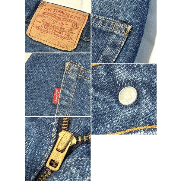 画像2: 70's USA製【ビンテージ】【LEVI'S】【リーバイス】【５０５-０２１７】【66前期】デニムパンツ【36x32】 