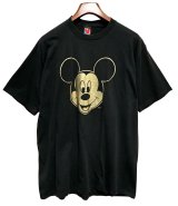 90's USA製  MICKEY UNLIMITED ミッキー アンリミテッド【ビンテージ】ウォルトディズニー【ミッキーマウス】黒 【Tシャツ】【サイズXL】 