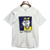 Port & Company【ビンテージ】Hart Orthodontics 女の子 絵画 アート 白【Ｔシャツ】【サイズM】 
