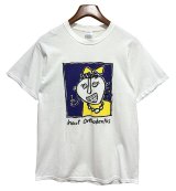 Port & Company【ビンテージ】Hart Orthodontics 女の子 絵画 アート 白【Ｔシャツ】【サイズM】 