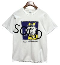 Port & Company【ビンテージ】Hart Orthodontics 女の子 絵画 アート 白【Ｔシャツ】【サイズM】 