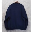 画像3: 90's【USA製】【RUSSELL】ラッセル 【ビンテージ】ネイビー【紺】前V【無地】【クルーネックスウェット】【サイズXLT】<br> (3)