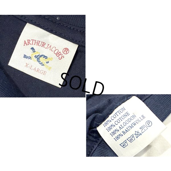 画像2: ビンテージ【ARTHUR JACOB'S】【MICHELANGELO】ミケランジェロ【紺】【Ｔシャツ】【サイズＸＬ】 