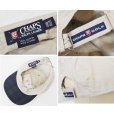 画像2: 【ビンテージ】【CHAPS】チャップス【ラルフローレン】RALPH LAUREN【ベージュｘツバ裏緑チェック】ロゴ入り【ベースボールキャップ】【フリー】<br> (2)