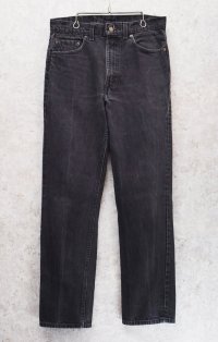 90's【USA製】【ビンテージ】【LEVI'S】【リーバイス５０５】505【黒】【デニムパンツ】ブラックデニム【33×32】 