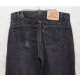 画像4: 90's【USA製】【ビンテージ】【LEVI'S】【リーバイス５０５】505【黒】【デニムパンツ】ブラックデニム【33×32】<br> (4)