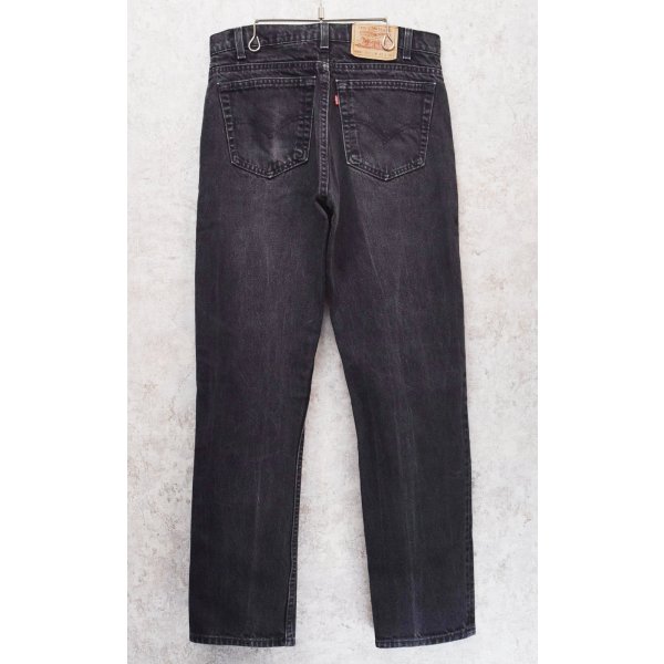 画像5: 90's【USA製】【ビンテージ】【LEVI'S】【リーバイス５０５】505【黒】【デニムパンツ】ブラックデニム【33×32】 