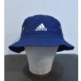画像1: 【ビンテージ】【ADIDAS】アディダス【キャンバスコットン】ロゴ入り【バケットハット】【サイズL/XL】<br> (1)