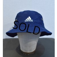 【ビンテージ】【ADIDAS】アディダス【キャンバスコットン】ロゴ入り【バケットハット】【サイズL/XL】 