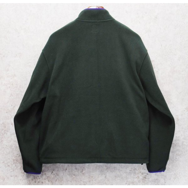 画像3: ビンテージ【ギャップ】【GAP】緑ｘ紫【ハーフジップ】【フリース】【プルオーバー】【サイズＭ】 