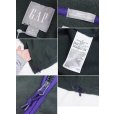 画像2: ビンテージ【ギャップ】【GAP】緑ｘ紫【ハーフジップ】【フリース】【プルオーバー】【サイズＭ】<br> (2)