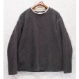画像1: USA製【ビンテージ】【アーリーウィンター】【Early Winter】【チャコール】【フリースカットソー】ロンT【サイズL】<br> (1)