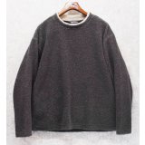 USA製【ビンテージ】【アーリーウィンター】【Early Winter】【チャコール】【フリースカットソー】ロンT【サイズL】 
