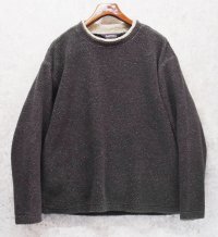 USA製【ビンテージ】【アーリーウィンター】【Early Winter】【チャコール】【フリースカットソー】ロンT【サイズL】 