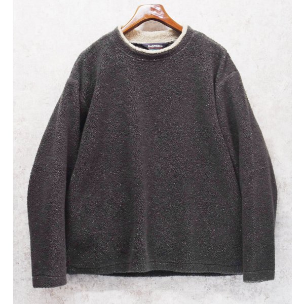 画像1: USA製【ビンテージ】【アーリーウィンター】【Early Winter】【チャコール】【フリースカットソー】ロンT【サイズL】 