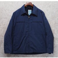 80's【ビンテージ】【米軍実物】U.S.NAVY【紺】【サブマリンジャケット】ユーティリティージャケット US46R 