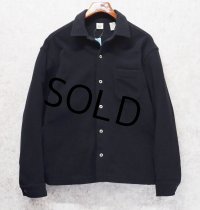  ビンテージ【ギャップ】【GAP】【黒】無地【フリースシャツ】【サイズＭ】 