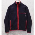 画像1: 80's USA製【パタゴニア】patagonia 【紺ｘ赤】フルジップ シンチラフリースジャケット【サイズM】<br> (1)