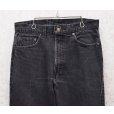 画像3: 90's【USA製】【ビンテージ】【LEVI'S】【リーバイス５０５】505【黒】【デニムパンツ】ブラックデニム【33×32】<br> (3)