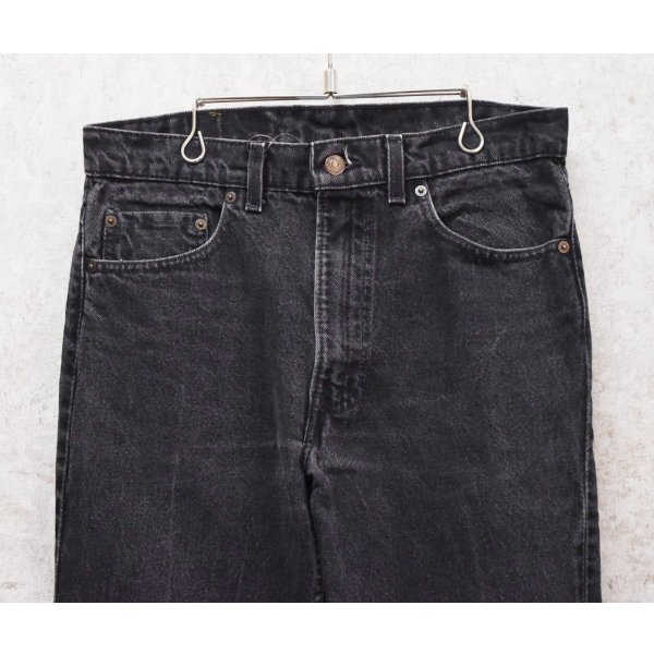 画像3: 90's【USA製】【ビンテージ】【LEVI'S】【リーバイス５０５】505【黒】【デニムパンツ】ブラックデニム【33×32】 