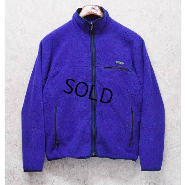 画像1: 80's~【USA製】【パタゴニア】patagonia【青】フルジップ 【フリースジャケット】【サイズM】 