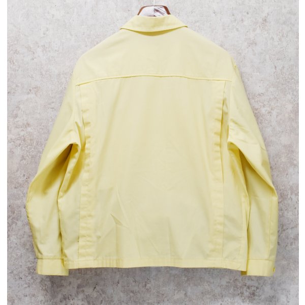 画像3: 〜80's【ビンテージ】【Cooper Sportwear】クーパー・スポーツウェア【黄色】ドリズラージャケット【ジップアップブルゾン】【サイズL程度】 