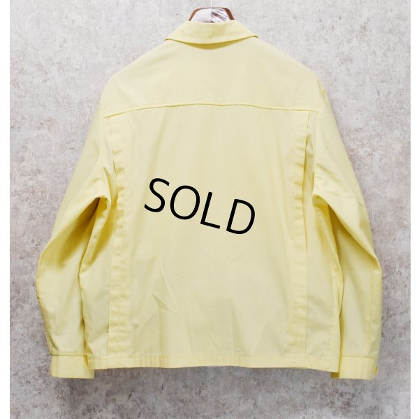 画像3: 〜80's【ビンテージ】【Cooper Sportwear】クーパー・スポーツウェア【黄色】ドリズラージャケット【ジップアップブルゾン】【サイズL程度】 